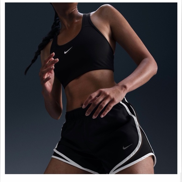 Nike Women’s Dri-Fit Tempo Mid Rise Brief-lined Running Shorts - Picture 1 of 7